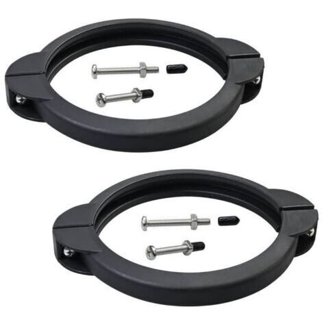 Collier de serrage de piscine de rechange SF80110-2 avec vis, compatible avec les pompes à filtre à sable Intex de 12 et 14 pouces (débit : 2 100 et 2 800 gal/h) pour piscines hors sol