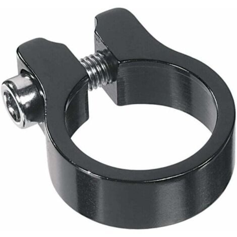 Collier de serrage de tige de selle noir vélo attache aluminium sur cadre, diamètre 28.6mm
