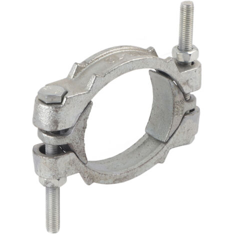 Collier de serrage en acier galvanisé ajustable, pour tuyauterie métallique et flexible, diamètre 88 à 96 mm