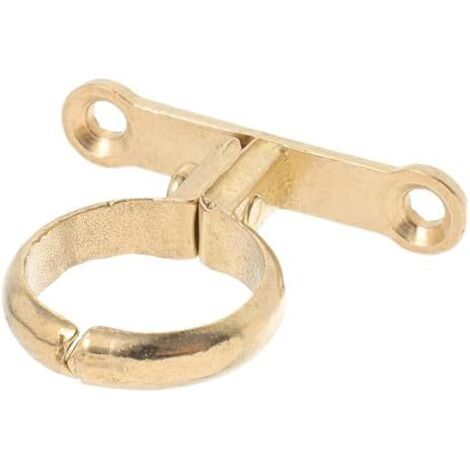Collier de Serrage en Laiton 28 Mm, Pince Montage Robuste pour Tuyaux, Support Tube Renforcé Plomberie Domestique et Industrielle, Fixation Stable Solide -