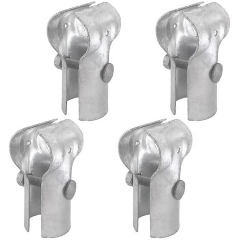 Collier de serrage en T pour rail d'extrémité 1-3/8 po x 1-3/8 po, collier de serrage en T pour clôture à mailles de chaîne