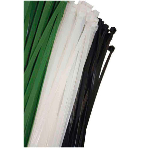Collier De Serrage Plastique 300x4,8 Mm (sachet 100 U.) Nylon De Haute Qualité