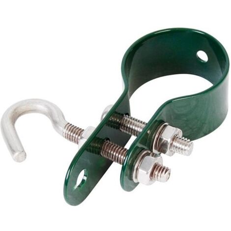 Collier simple de serrage pour poteau L80x40 mm - Panostock