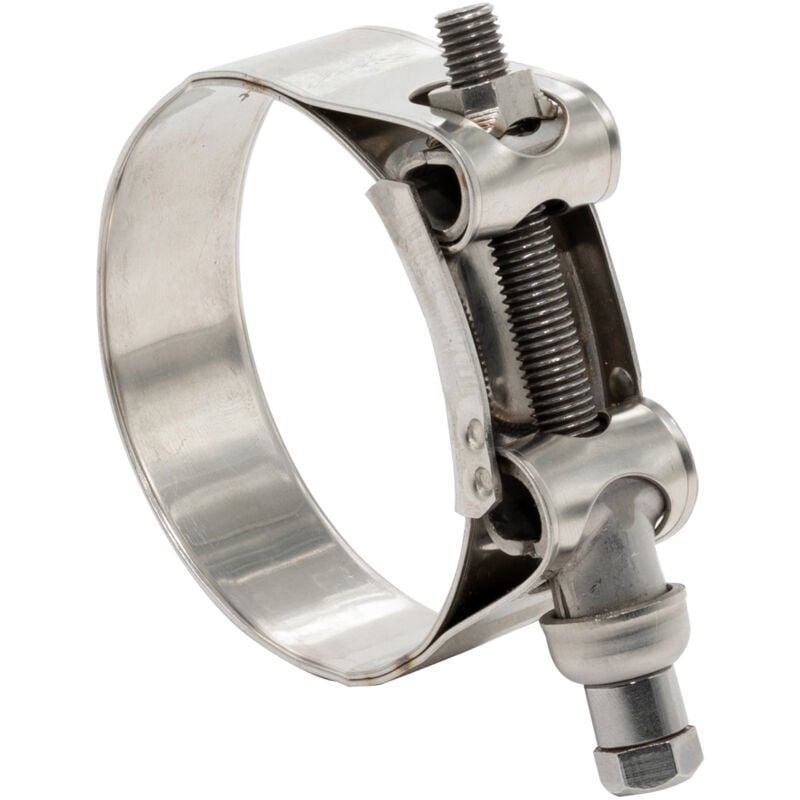 Collier de serrage pour tuyau, Acier inoxydable et Acier Zingué, 150 162mm ( Prix pour Sachet de 2 )