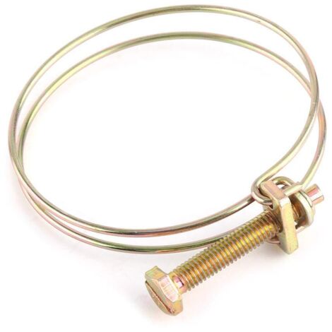 Collier de serrage pour tuyau d'arrosage à double fil réglable plomberie (28 mm-32 mm)