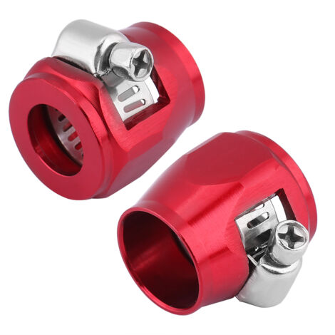 Collier de serrage pour tuyau d'huile et carburant AN8 17mm rouge, raccord pour ligne d'eau
