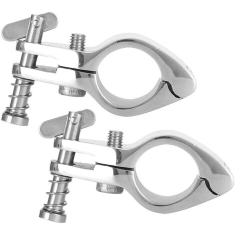 Collier de serrage pour tuyau en acier inoxydable 316, mâchoire supérieure coulissante, quincaillerie à charnière, accessoires de quincaillerie marine