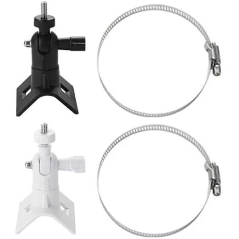 Collier de serrage réglable en acier inoxydable pour tuyau, support de montage pour poteaux tubulaires A--