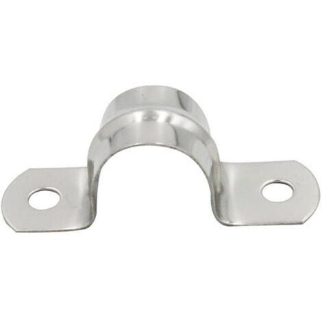 Collier de serrage rigide de 0,2 pouce x 160 pièces Attache de tension en acier inoxydable Clips en treillis métallique rigide pour la fixation de tuyaux