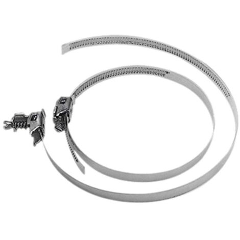 Collier de serrage S 100 DN 100 ruban metallique avec manchon de serrage (emballage:2pcs)