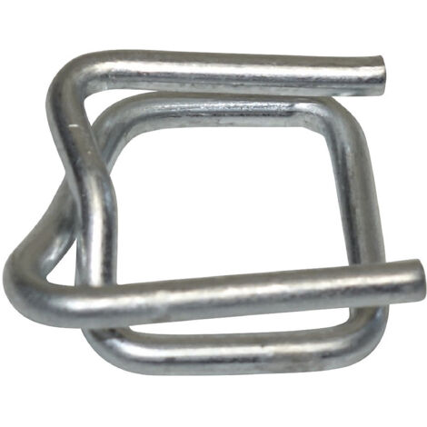 Collier de serrage STA 25 mm pour rubans composites et à structure filée, galvanisé, 500 pièces/carton.