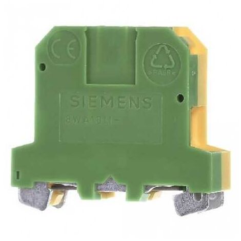 Collier de serrage Taille 6 Mmq 2 Connecteurs Jaune Vert Siemens 8WA10111PH00