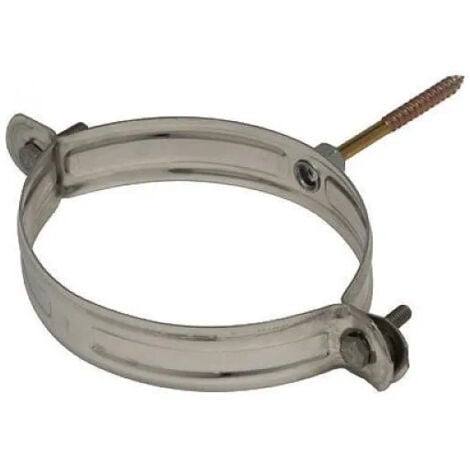 Collier de suspension inox, diamètre 125