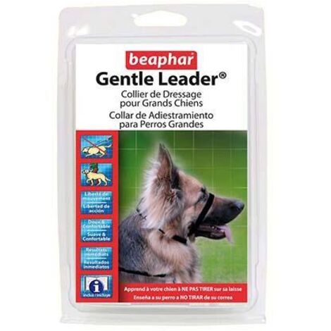 Collier d'entraînement de Behark Douce Chef pour petits chiens et chiots - Noir - Taille L