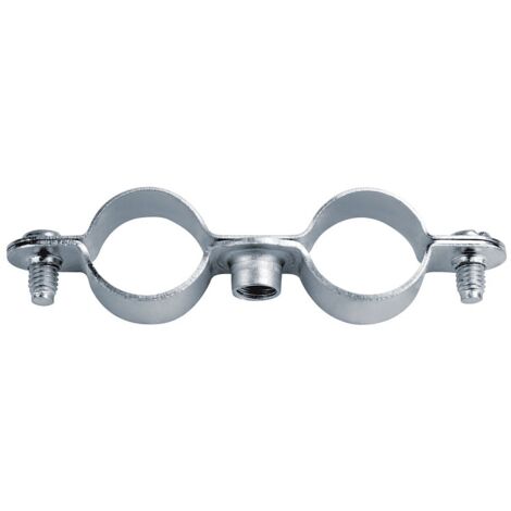 Collier Double acier zingué - Pas 7x150 Ø16 - Boite de 50