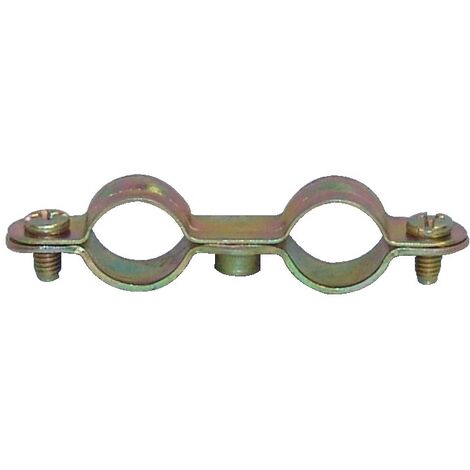 Collier double de plomberie bichromaté 16 boite de 100 - ULTIMA - 200016P