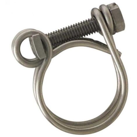 Collier double fils inox