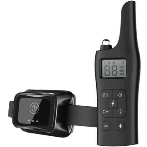 Collier Dressage de Chien avec Télécommande 800M, RGHS Collier D'aboiement pour Chien Rechargeable Étanche IP67 avec Vibration Et Son, pour Petit/Moyen/Grand