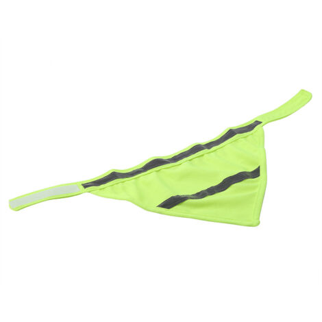 Collier Écharpe Réfléchissant pour Chien - Jaune Fluorescent L