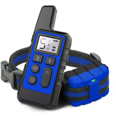 Collier Electrique pour Chien  Collier Étanche Rechargeable  3 Modes BIP Vibration, Sonore, Choc Statique   Collier Dressage Chien  Collier Anti aboiement pour Chiens Petits Moyens Grands H657