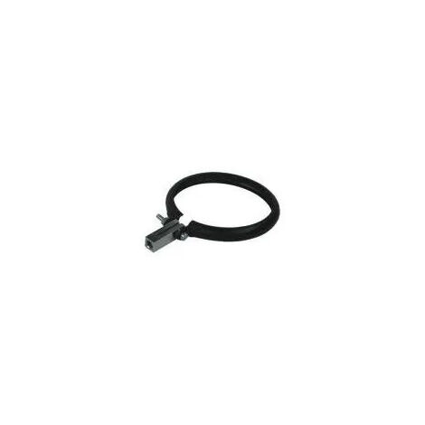 Collier émail noir mat, diamètre 125