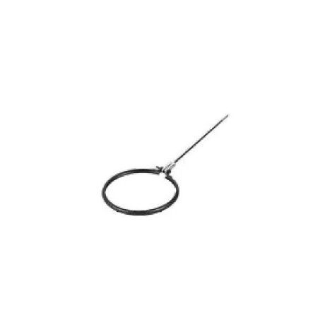 Collier émail noir mat, diamètre 153