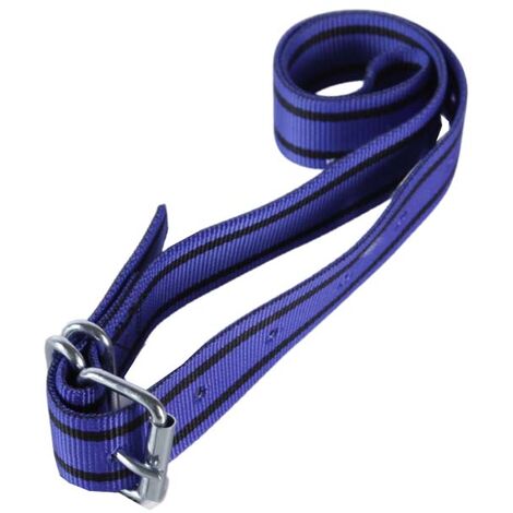 Collier en nylon pour vache pour passant d'identification bleu