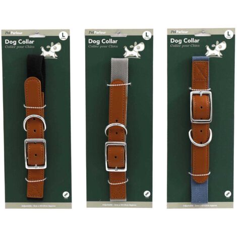 Collier en polyester pour chien (Lot de 3) L - 53 cm