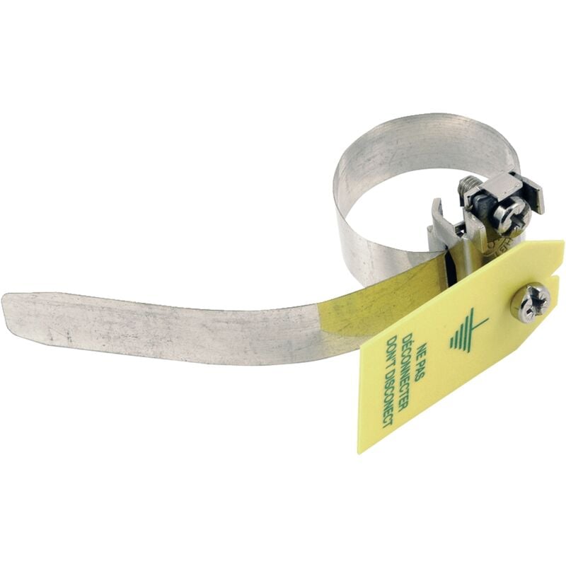 Collier de mise à la terre - 2.5-16 mm2 - 200 mm 17.5-48 mm- x7 Bizline 710458