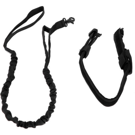 Collier et laisse pour chien réglables en nylon résistant - Accessoire sécurité grand format pour chien