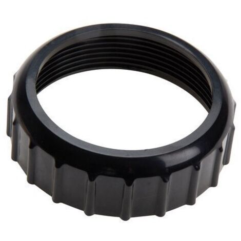 Collier fileté noir pour couvercle de pompe à sable SPS, compatible avec les filetages de fixation SPS100, SPS75, SPS50 et SPS25