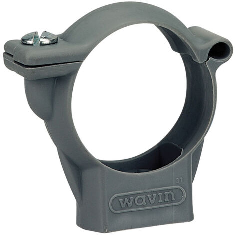 Collier fixation monobloc polypropylène 40mm pas 7 150 WAVIN 3026177