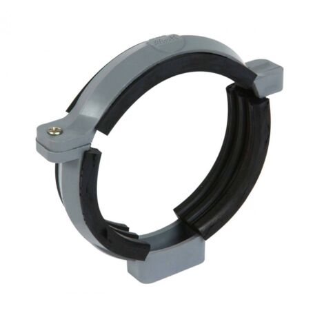 Collier isophonique à bride PVC acoustique Ø 100 gris - Nicoll
