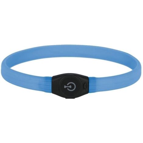 Collier LED - KERBL - Maxi Safe - 65 cm - 10 mm - Bleu