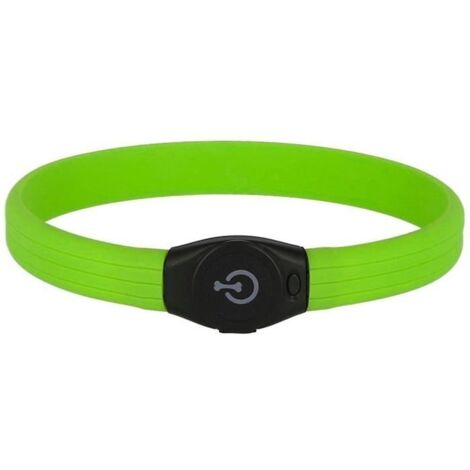 Collier LED - KERBL - Maxi Safe - 65 cm - 10 mm - Vert