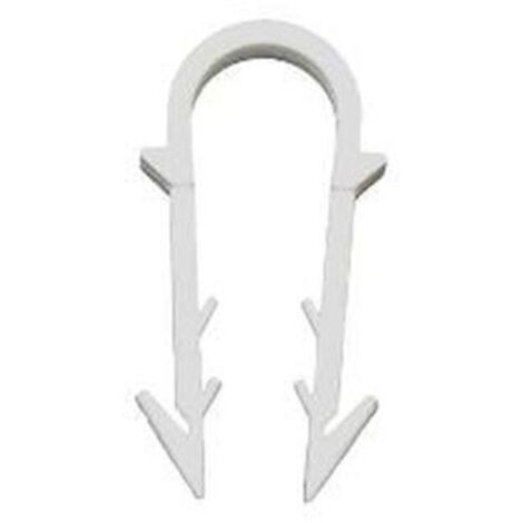 Collier long 60 mm pour fixation manuelle de tubes sur tapis en polystyrène (paquet de 100 pièces) EN LIGNE