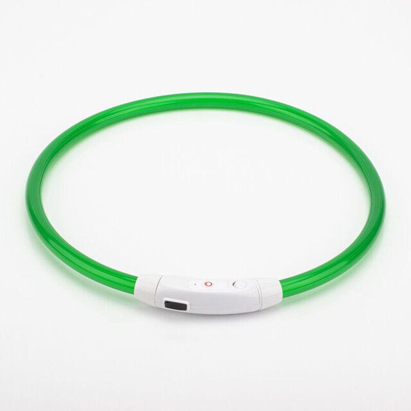 Ensoleille - Collier Lumineux Chien Rechargeable,Collier Chien led Lumineux, Clignotant Collier de Sécurité pour Tous Les Chiens pour Les Petits