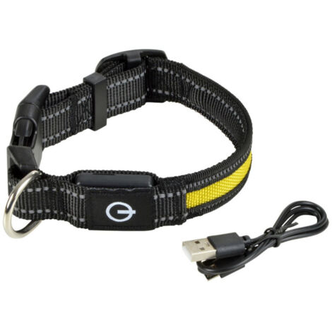 Collier Lumineux Pour Chien "LED" 35cm Jaune