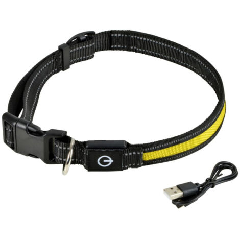 Collier Lumineux Pour Chien "LED" 45cm Jaune