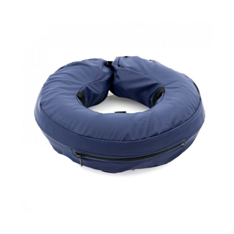 protection gonflable Carcan anti léchage pour chien et chat T4 XL bleu labrador Berger - Collier Lune