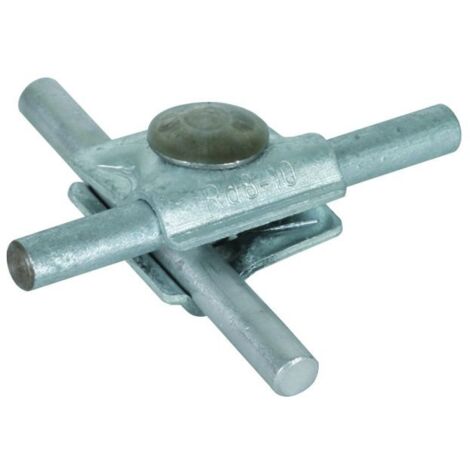 Collier MT St/tZn pour Rd 8-10mm avec vis ronde plate M10x35mm et écrou