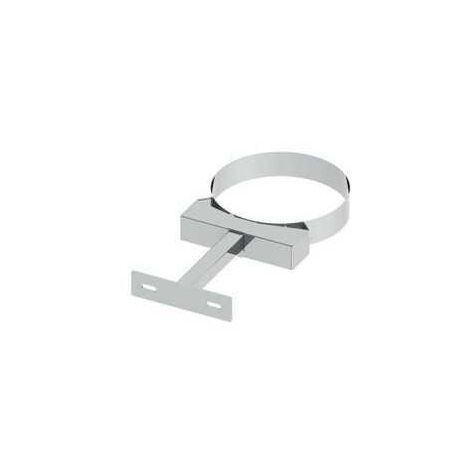 Collier mural réglable 50 - 250 mm - Pour double paroi isolé  180  mm