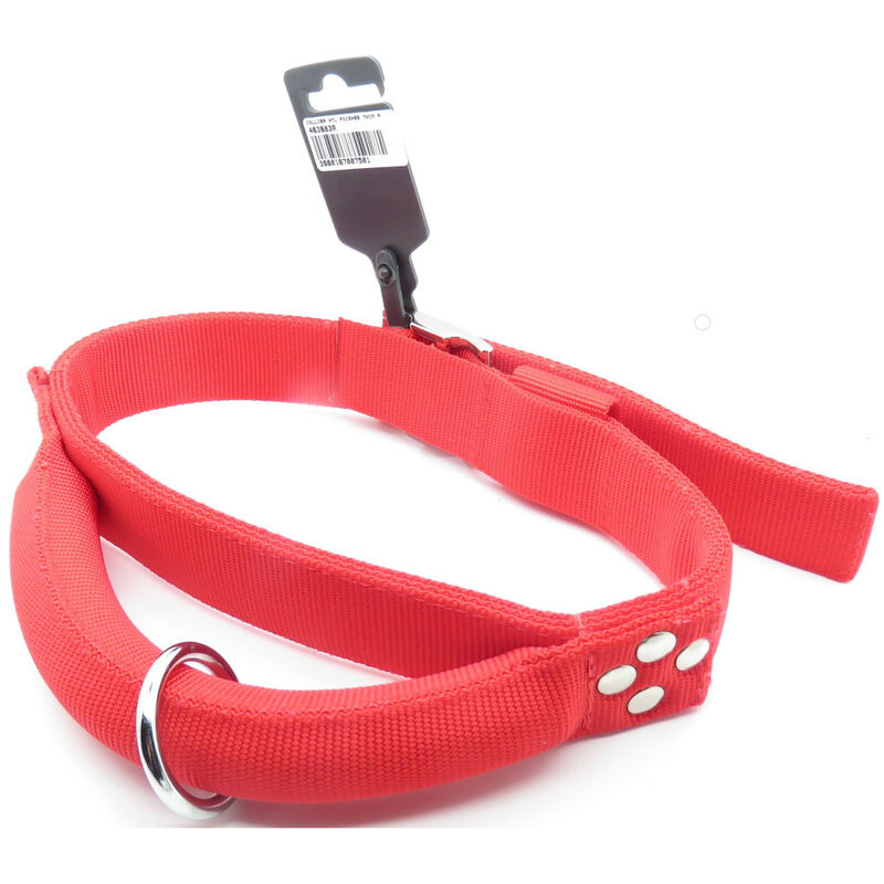 Zolux - Collier avec poignée t 75 cm rouge pour chien