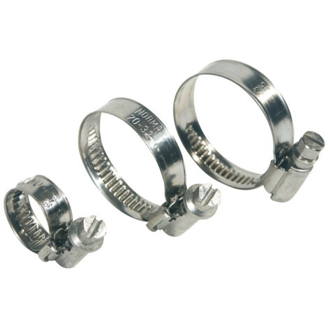 Collier Plat Acier Galvanisé Pour Tuyau Diam. 20 Mm