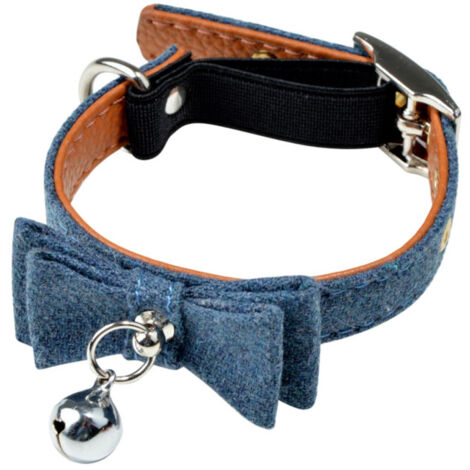 Collier pour Chat "Anti Etranglement" 27cm Bleu