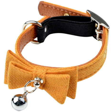 Collier pour Chat "Anti Etranglement" 27cm Moutarde