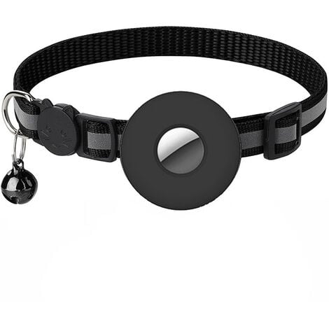 Bracelet étanche en silicone AirTag, noir