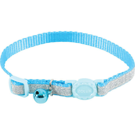 Collier pour chat ZOLUX - Bleu - Nylon - Réglable - 520022BLE