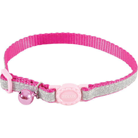 Collier pour chat ZOLUX - Rose - Nylon - Réglable - 520022ROS