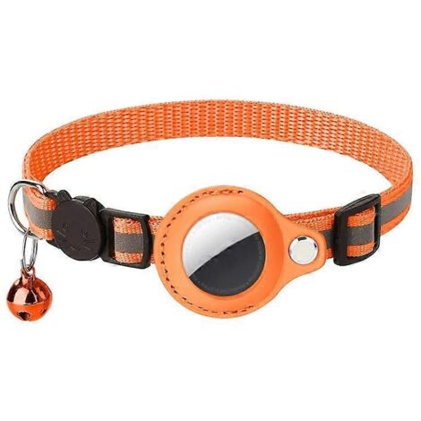 Collier pour chien Airtag lumineux dans le noir, étui protecteur pour traceur GPS, collier réfléchissant pour tracker, accessoire de sécurité pour animal.